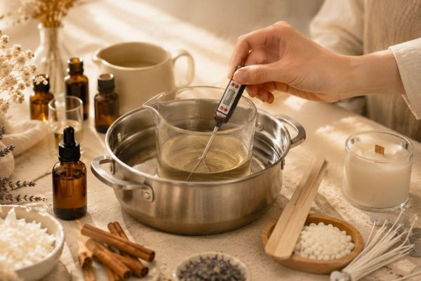 Ảnh minh họa cho Cách Làm Nến Thơm Từ Sáp Đậu Nành, Hướng Dẫn Chi Tiết