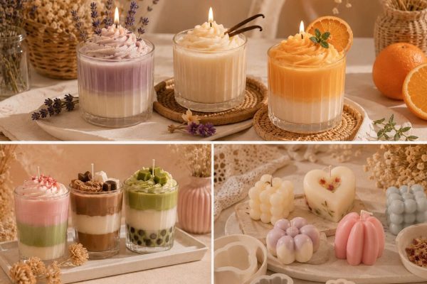 Cách làm nến đơn giản giúp người mới dễ dàng tạo nên những chiếc nến thơm handmade an toàn và có tính thẩm mỹ cao