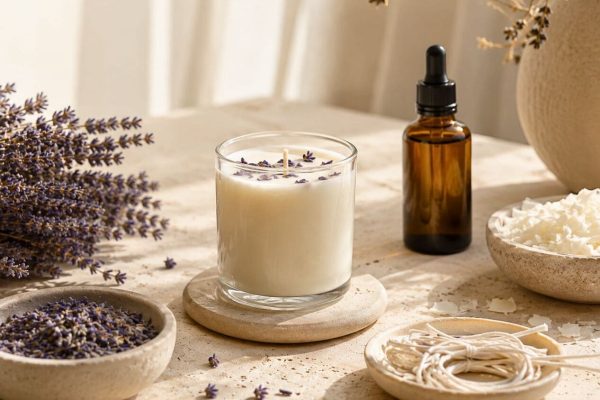 Ảnh minh họa cho Nến Thơm Mùi Hoa Oải Hương, Bí Quyết Của Sự Thư Giãn