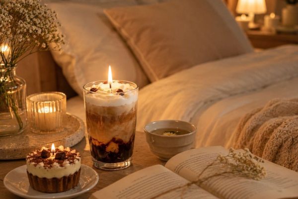 Nến thơm cho phòng ngủ giúp thư giãn tinh thần, giảm căng thẳng và hỗ trợ giấc ngủ ngon