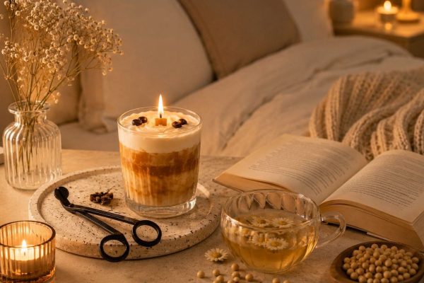 Nến thơm cho phòng ngủ giúp thư giãn tinh thần, giảm căng thẳng và hỗ trợ giấc ngủ ngon