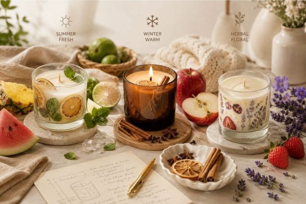 Cách làm nến thơm trái cây từ chuẩn bị nguyên liệu, đun chảy sáp, phối trộn tinh dầu, hoàn thiện đến bảo quản và sử dụng nến đúng cách