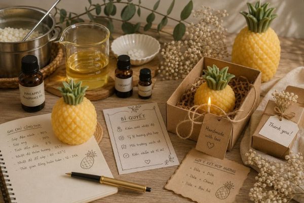 Ảnh minh họa cho Cách Làm Nến Trái Thơm Tại Nhà – Hướng Dẫn Đầy Đủ