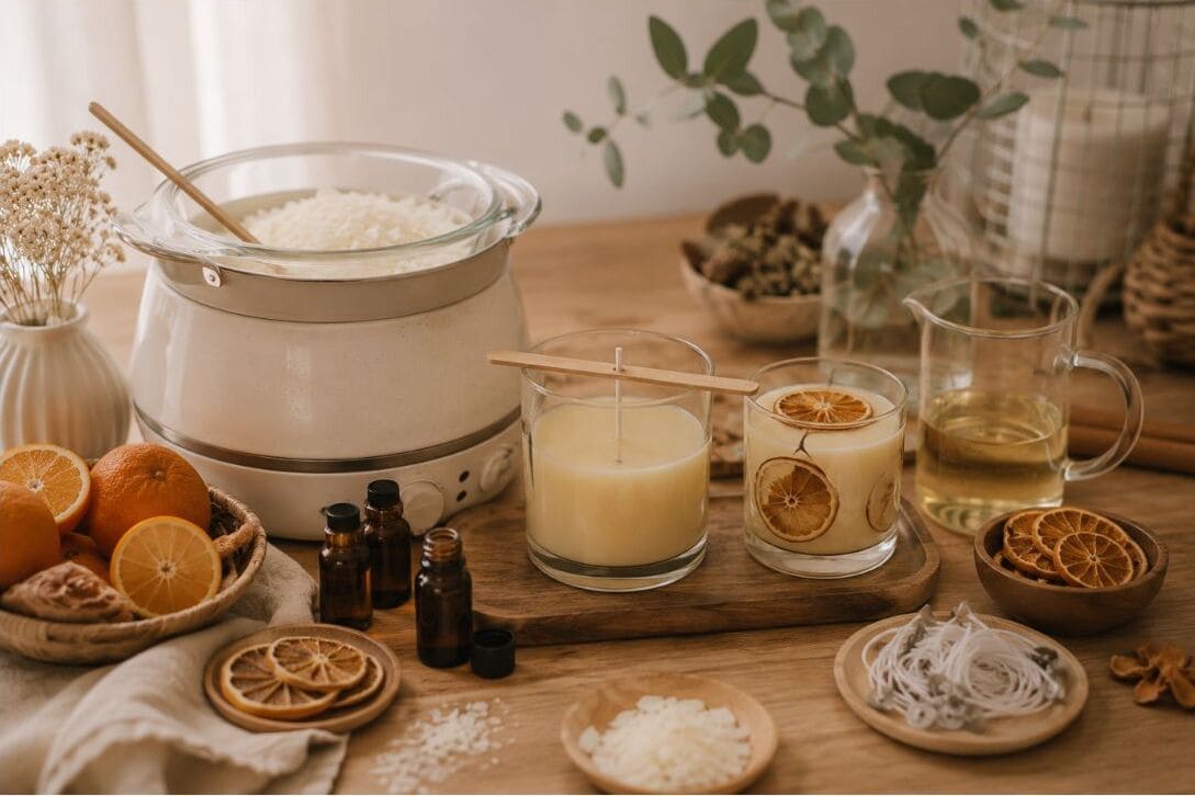 Ảnh minh họa cho Cách Làm Nến Thơm Trái Cây Tại Nhà, Hướng Dẫn Chi Tiết